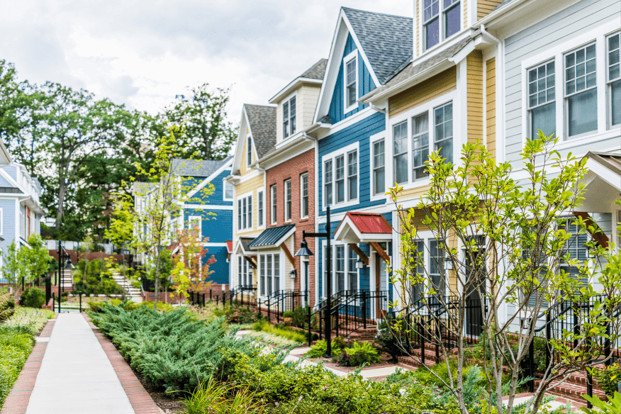 a row of houses